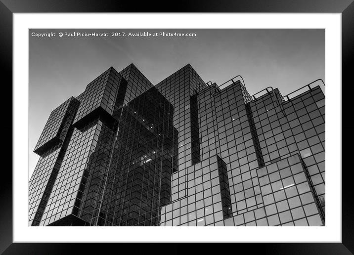 Northern and Shell Building - detail Framed Mounted Print by Paul Piciu-Horvat