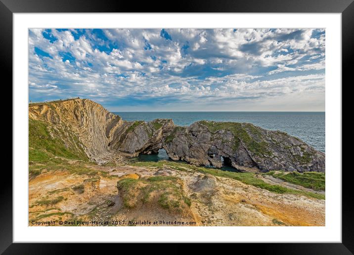 Stair Hole and Lulworth Crumple II Framed Mounted Print by Paul Piciu-Horvat