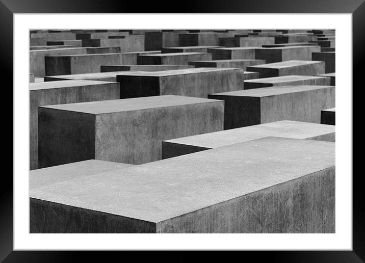 Holocaust Memorial Framed Mounted Print by Paul Piciu-Horvat