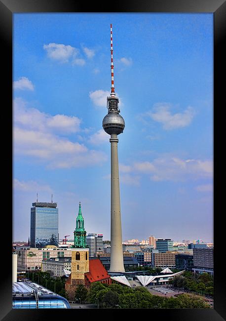 Fernsehturm (TV Tower) Framed Print by Paul Piciu-Horvat