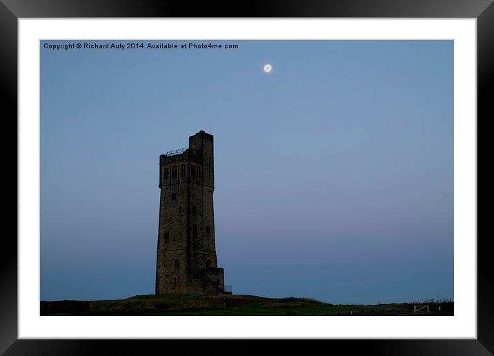  Castle by moon light Framed Mounted Print by Richard Auty