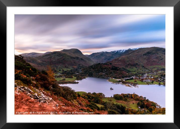 View of Patterdale Framed Mounted Print by Richard Auty