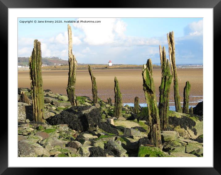 Burry Port Olde Sidings  Framed Mounted Print by Jane Emery