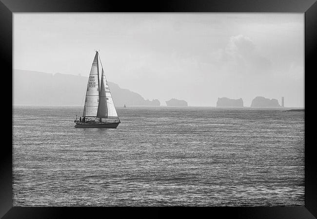  Homeward Bound The Needles Framed Print by Mark Churchill