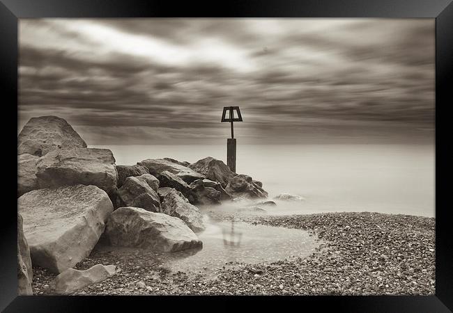  Tranquil Seas Framed Print by Mark Churchill