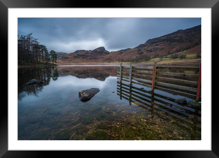 Classic Blea Tarn Framed Mounted Print by Russell Cram