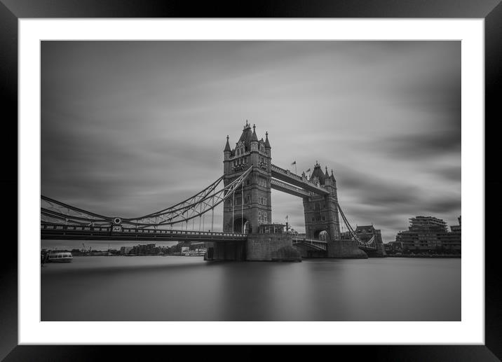 Tower Bridge Framed Mounted Print by Russell Cram