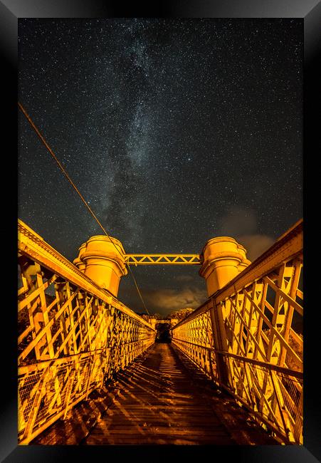 Bridge to the Stars Framed Print by Russell Cram