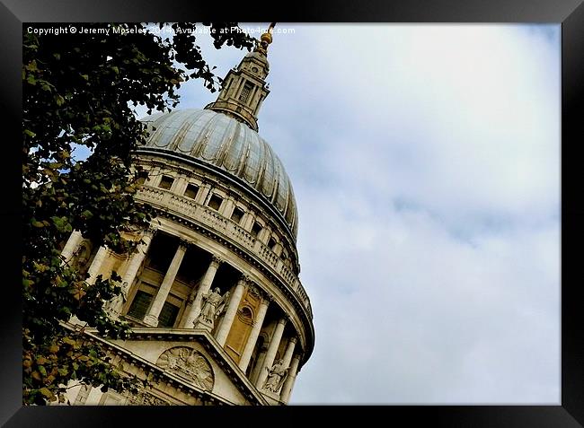 St Paul's Cathedral London  Framed Print by Jeremy Moseley