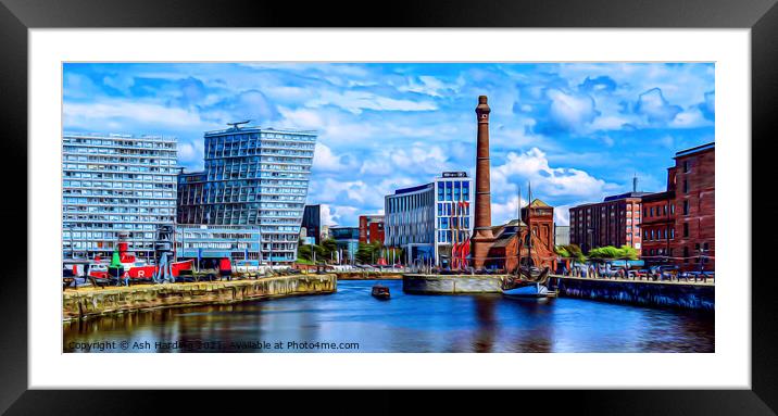 The Pumphouse Framed Mounted Print by Ash Harding