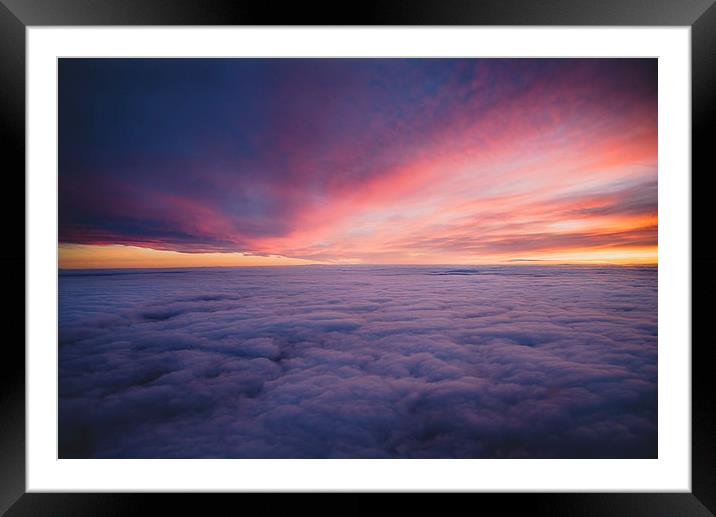 Above the clouds  Framed Mounted Print by Louise Wilden