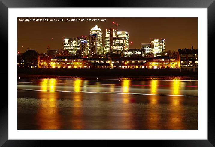  City Reflections Framed Mounted Print by Joseph Pooley