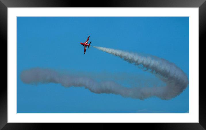  Red Arrow Framed Mounted Print by Graham Pickavance