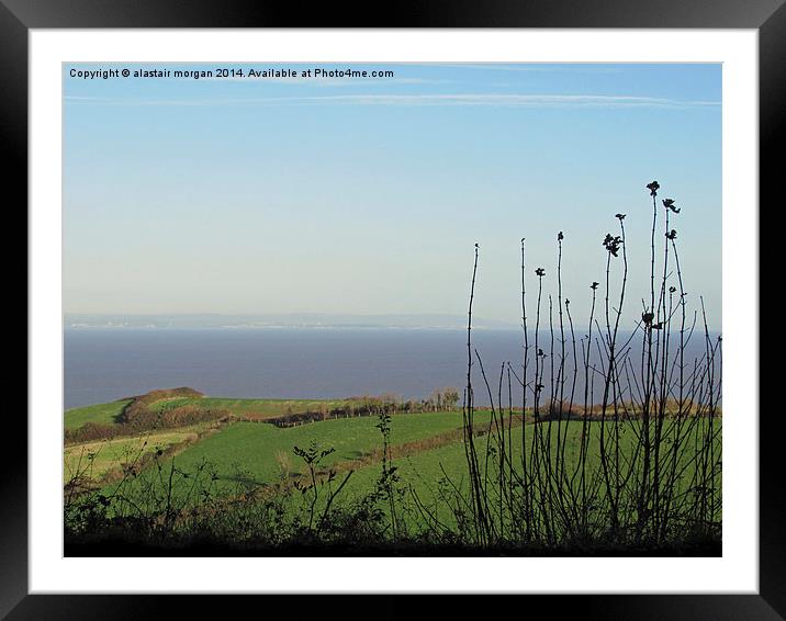  Views to Wales Framed Mounted Print by alastair morgan