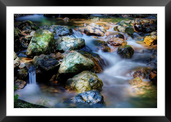  Wonder of Water Framed Mounted Print by Dave Rowlands