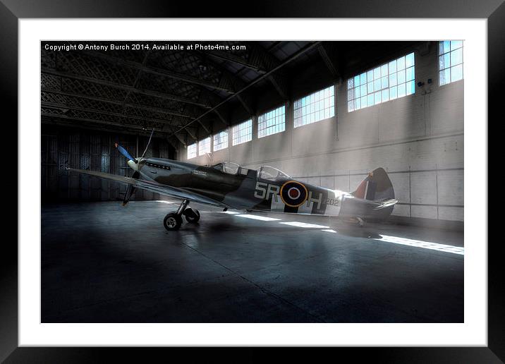  Legendary Light Framed Mounted Print by Antony Burch