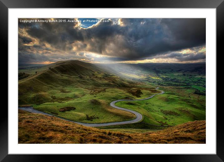  Snake Pass Framed Mounted Print by Antony Burch