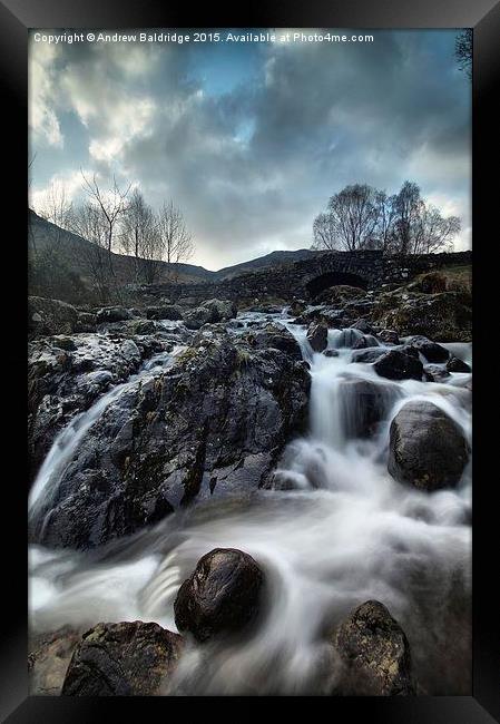  Ashness Bridge Framed Print by Andrew Baldridge