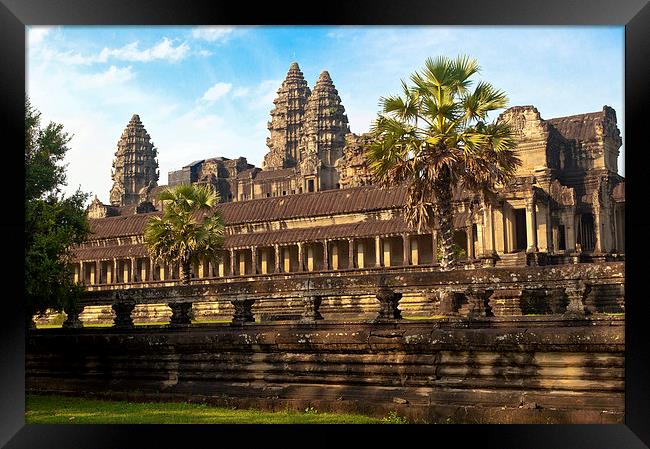 Angkor Wat, Cambodia Framed Print by Dave Carroll