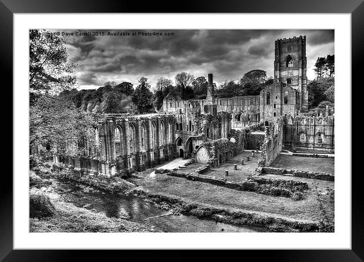  The Abbey Framed Mounted Print by Dave Carroll