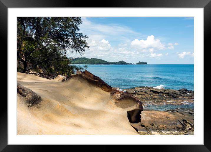 Rock Formations : Borneo, Malayasia Framed Mounted Print by Dave Carroll