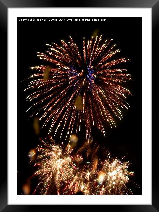  Fireworks Framed Mounted Print by Rachael Bufton