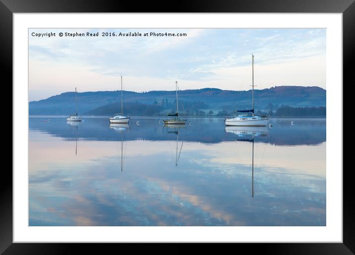 Windermere Lake District Framed Mounted Print by Stephen Read