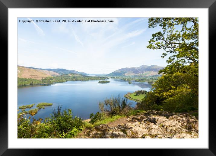 The Lake District Surprise View Framed Mounted Print by Stephen Read