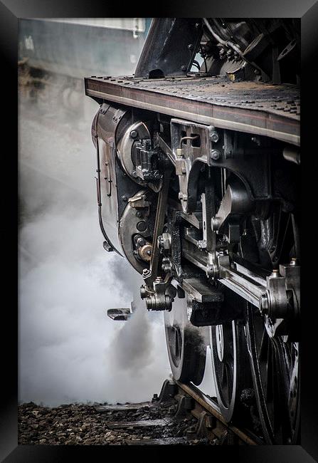  Steam Power - Ready for the Off Framed Print by Jason Kerner