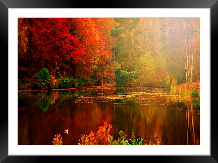  Autumn Reflected Framed Mounted Print by Heaven's Gift xxx68