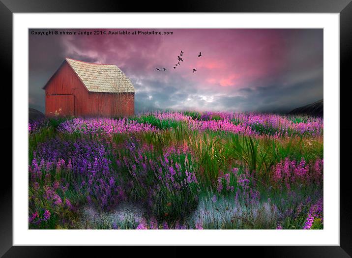  The little red barn  Framed Mounted Print by Heaven's Gift xxx68