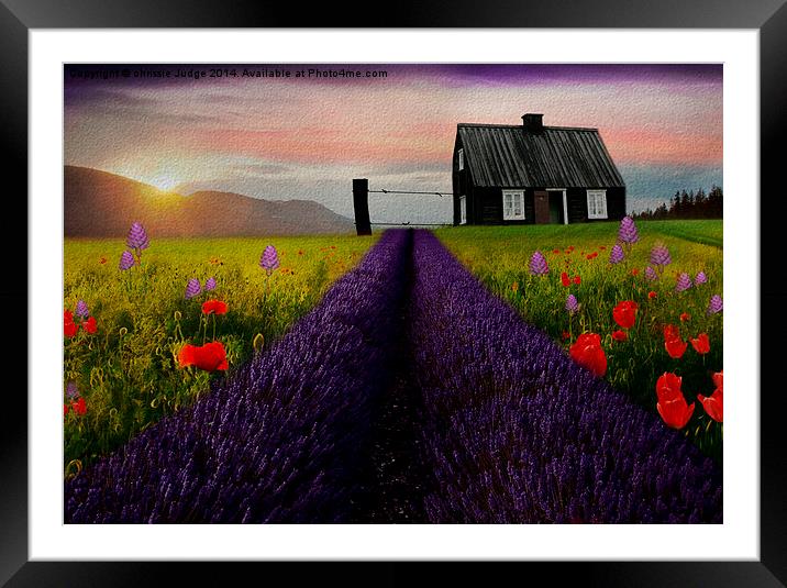  Textured/painterly landscape colourful scenery  Framed Mounted Print by Heaven's Gift xxx68