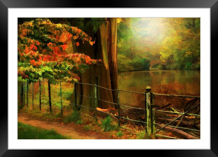  Autumn pond  Framed Mounted Print by Heaven's Gift xxx68