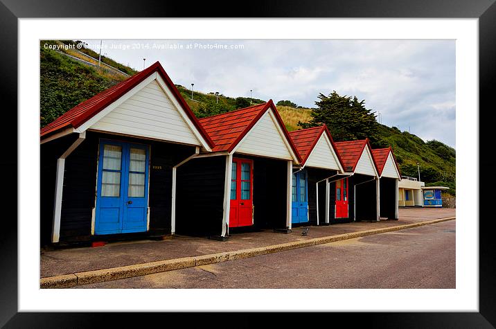  bounemouth beach huts  Framed Mounted Print by Heaven's Gift xxx68