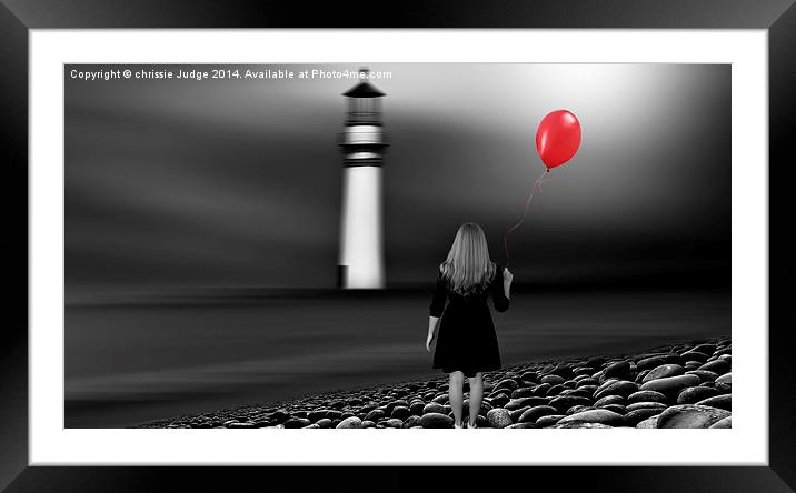  The Girl with the red balloon  Framed Mounted Print by Heaven's Gift xxx68