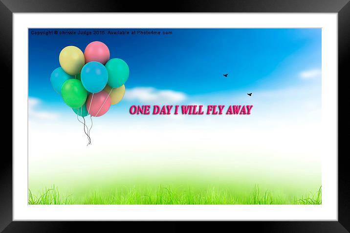 one day I will fly away  Framed Mounted Print by Heaven's Gift xxx68