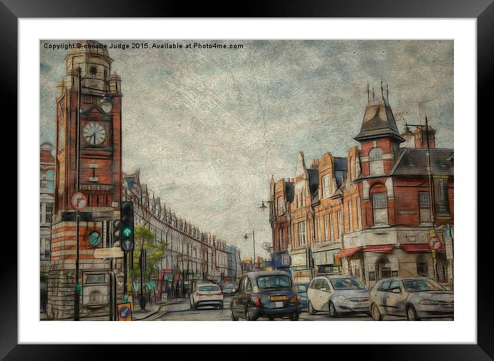  crouch end North london Framed Mounted Print by Heaven's Gift xxx68