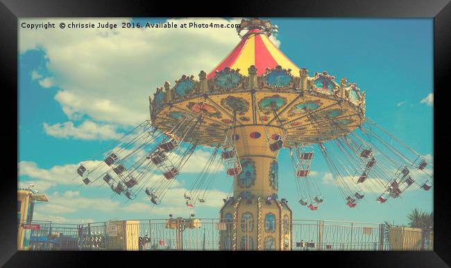 bournemouth fun fair ride  Framed Print by Heaven's Gift xxx68