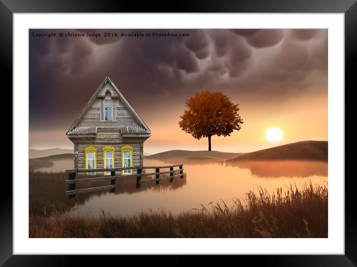 The little cottage  Framed Mounted Print by Heaven's Gift xxx68