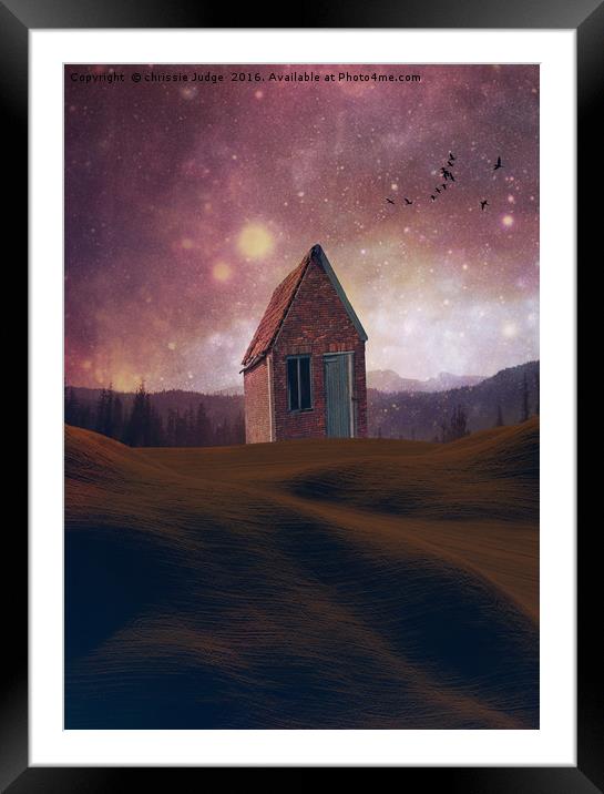 the little red house  Framed Mounted Print by Heaven's Gift xxx68