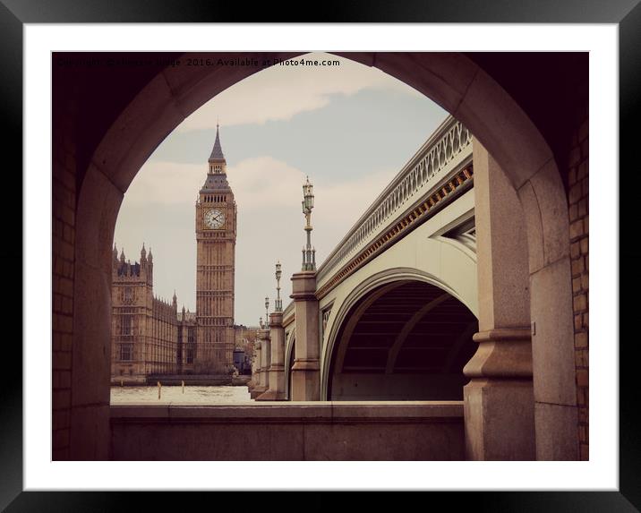 Big ben and Houses of parliment  Framed Mounted Print by Heaven's Gift xxx68