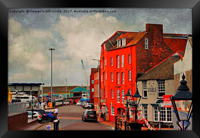 poole Quay Framed Print by Heaven's Gift xxx68