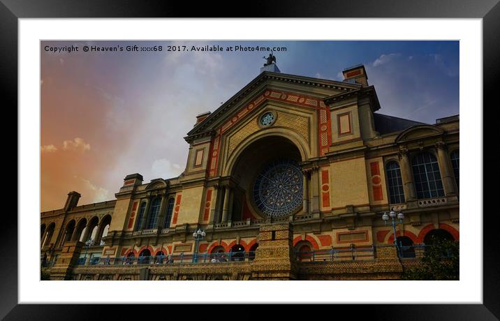 Alexandra palace London  Framed Mounted Print by Heaven's Gift xxx68