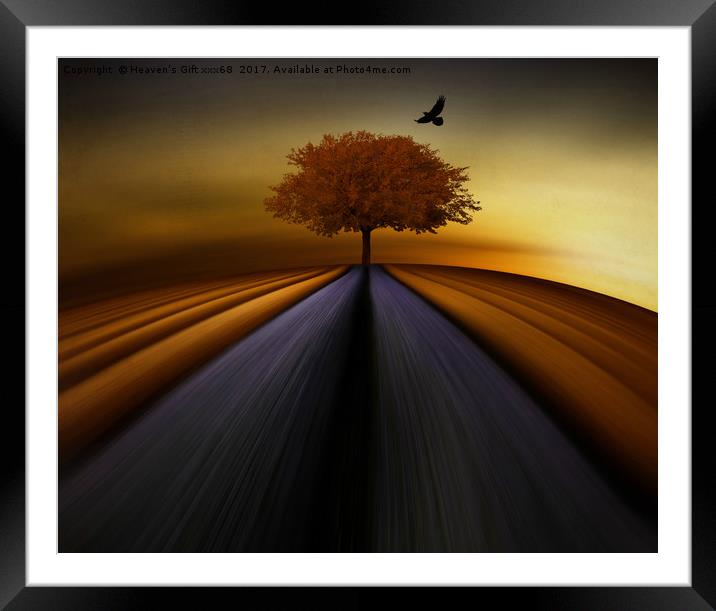 Brown and gold Framed Mounted Print by Heaven's Gift xxx68