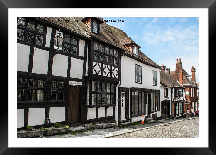 Rye village   east sussex  Framed Mounted Print by Heaven's Gift xxx68