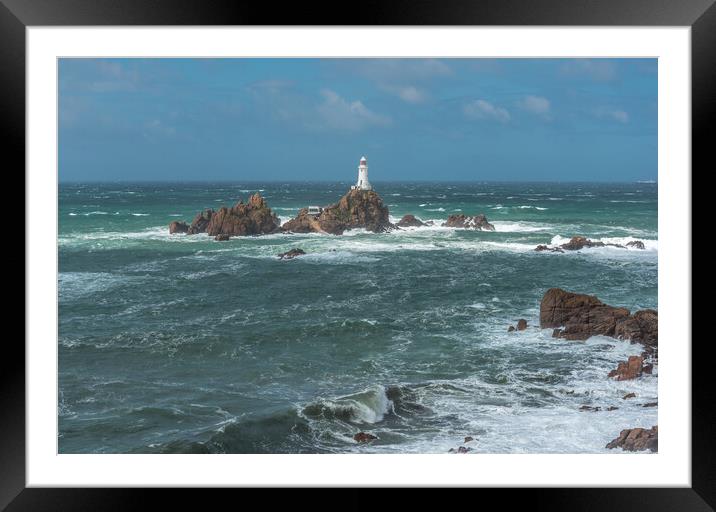 Corbiere swell Framed Mounted Print by Jonathon barnett