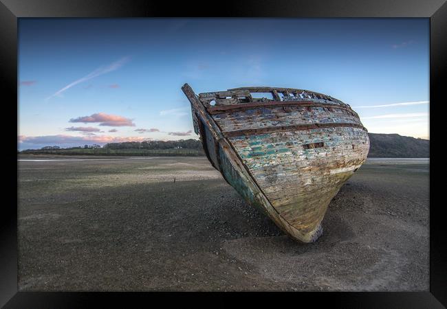 shipwreck Framed Print by Jonathon barnett