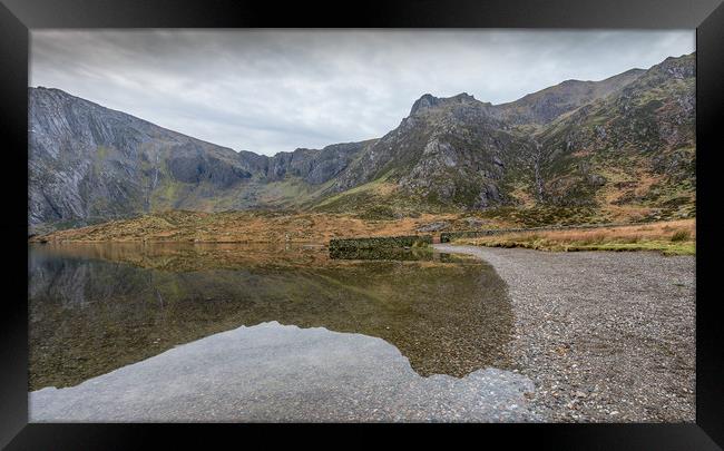 Tranquil shore Framed Print by Jonathon barnett