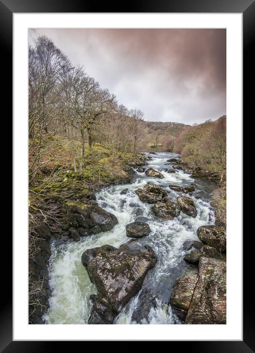 Heart shaped rock Framed Mounted Print by Jonathon barnett