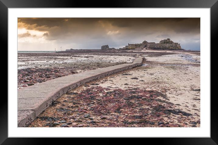 Long and winding road Framed Mounted Print by Jonathon barnett